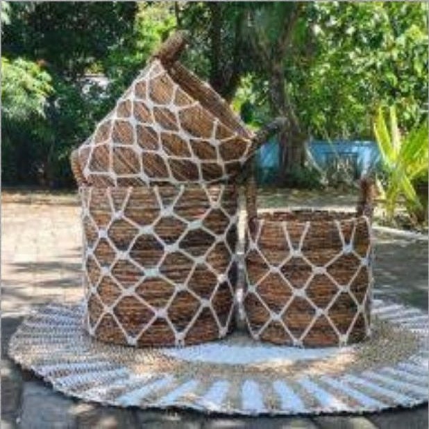 Macrame basket set