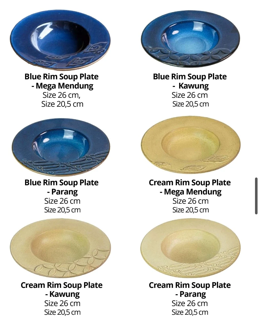 Soup Plate Collection ceramic collection