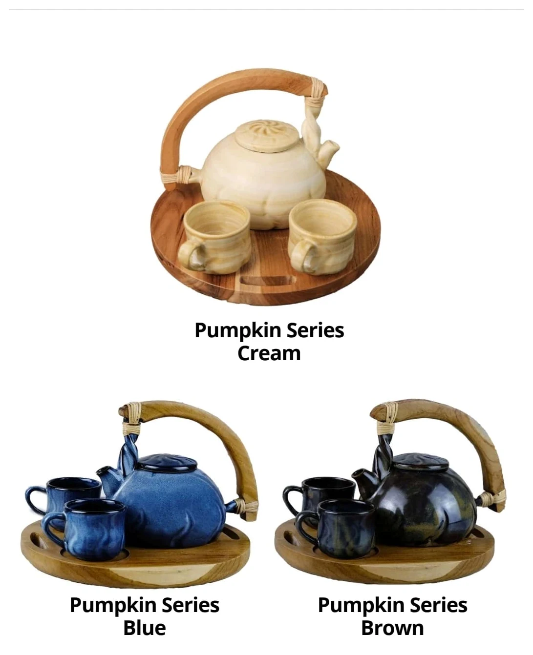 Pumpkin Series ceramic collection