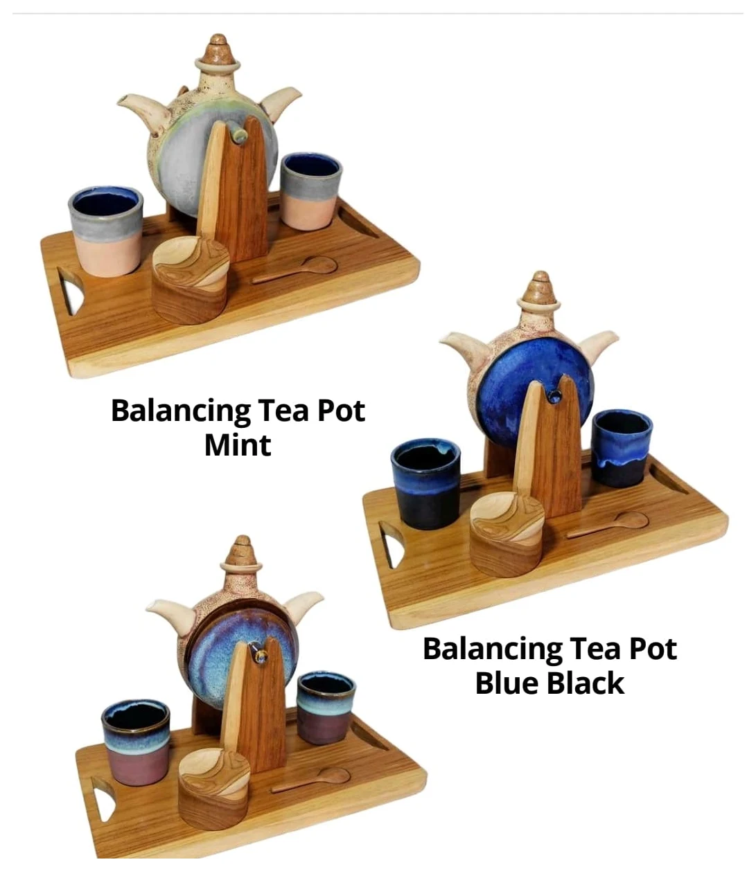 Balancing Tea Pot Series ceramic collection