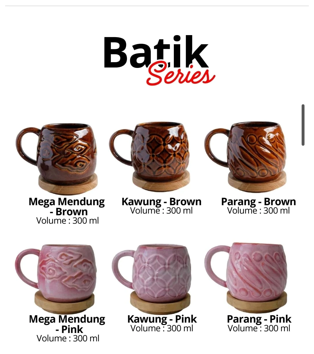 Batik Mug Series I ceramic collection