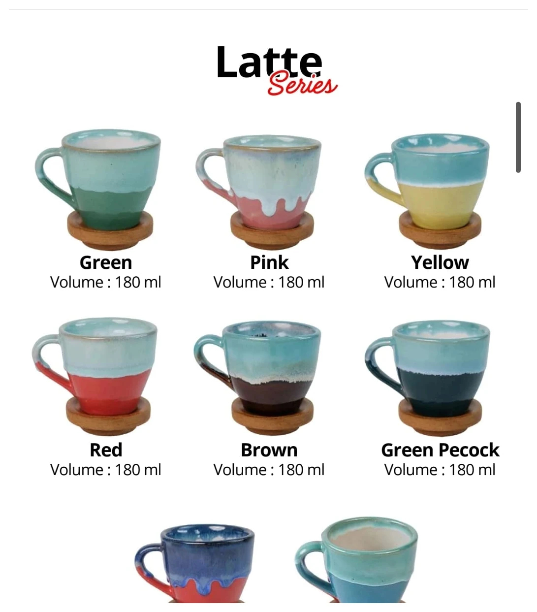Latte Series ceramic collection