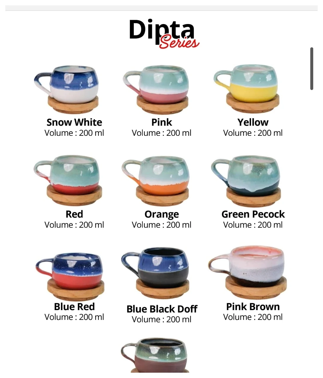 Dipta Series ceramic collection